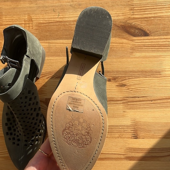 Gray Cut Out Cadey Booties - Picture 3 of 5